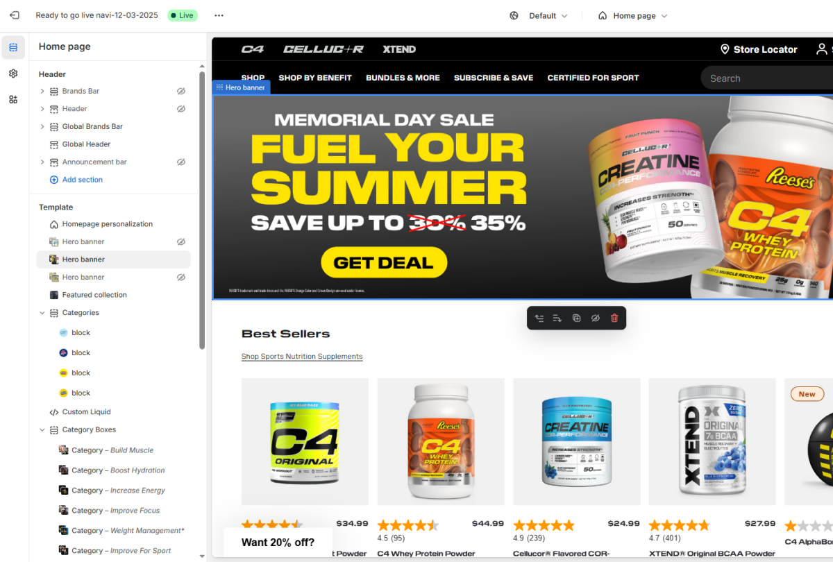 SHOPIFY CUSTOMIZATION RETAINER