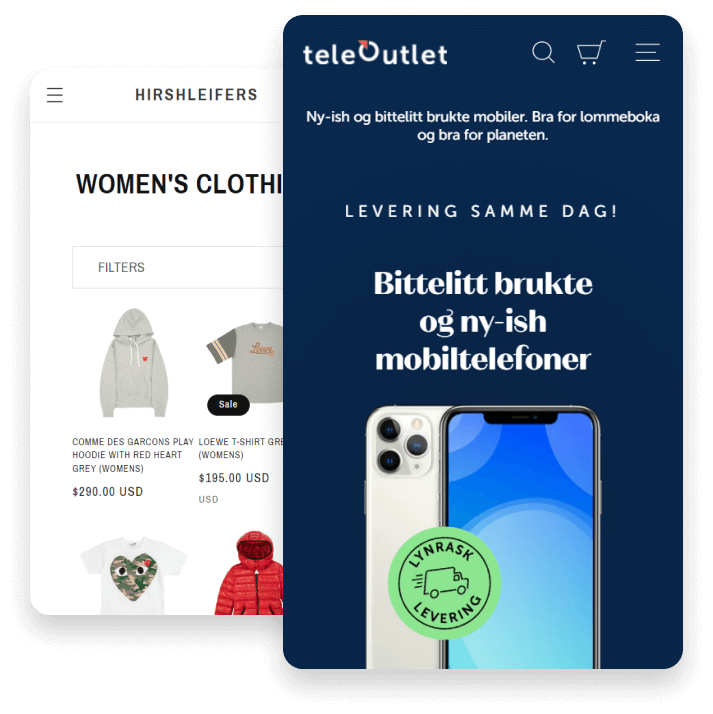 Custom Shopify theme design & development