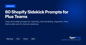 Shopify Sidekick Prompts