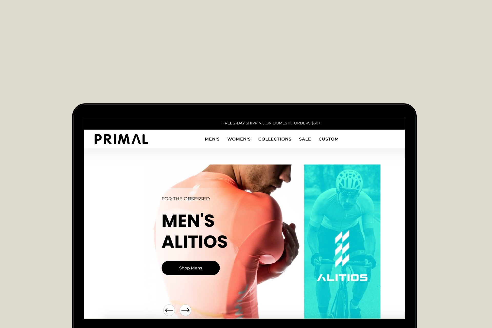 Shopify Store Design, UI/UX Inspiration from Primal Wear