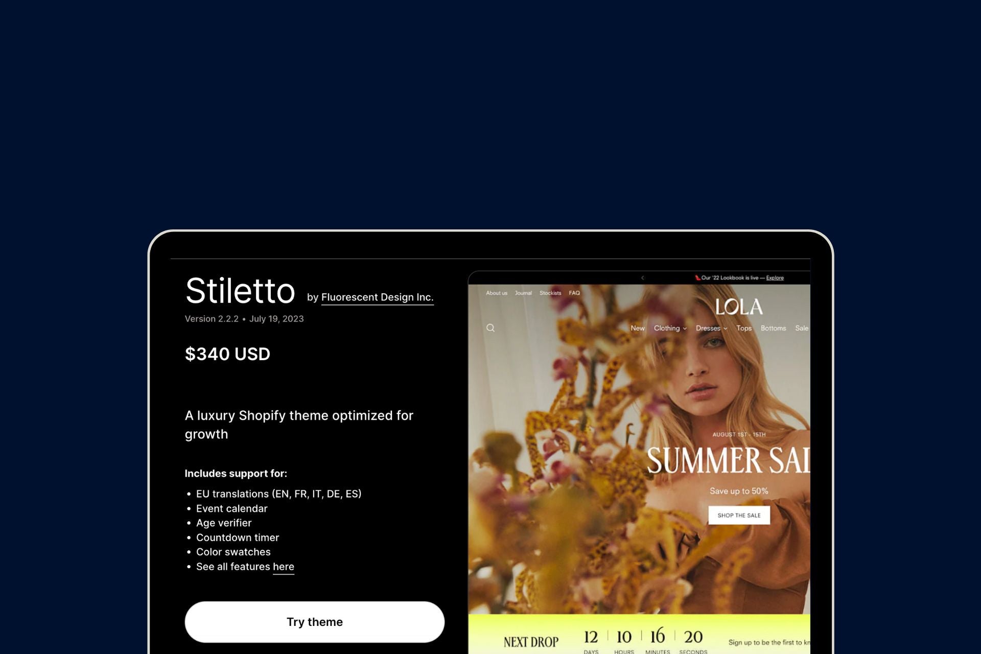 Stiletto Theme Shopify Review