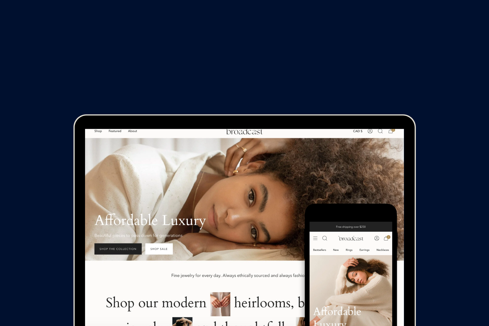 Shopify Broadcast Theme Review: Pros, Cons, and Features